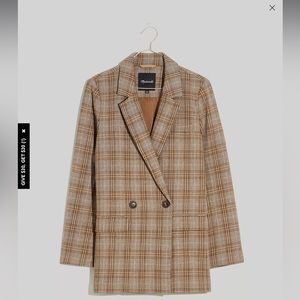 Caldwell Double-Breasted Blazer in Wardlow Plaid